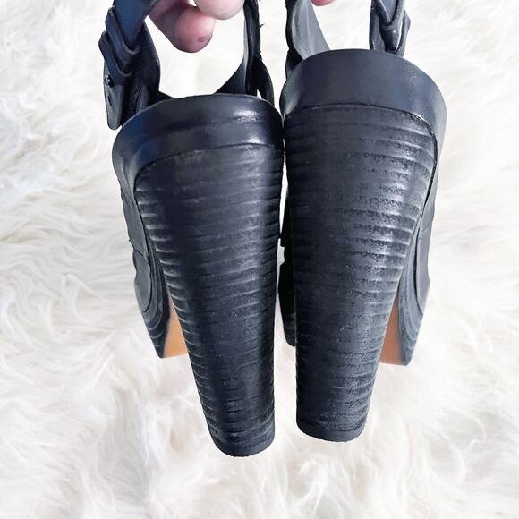 Rag & Bone Black Suede Sloane Platform Sandal - Picture 6 of 10